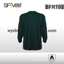 SFVEST NFPA 2112 résistant à la flamme, rétroréfléchissant modacrylique et coton FR veste